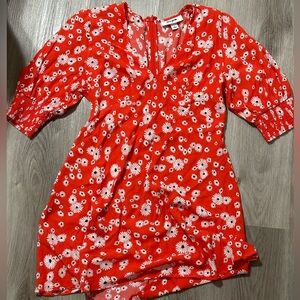 Red floral dress 🔥